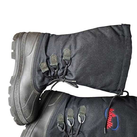 Kamik Canuck Waterproof Winter Boots Black Men's Size 10 - Picture 6 of 13